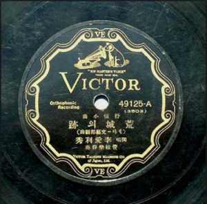 Tourne vinyle du Site ancien de la ruine de chateau